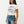 True Religion T-Shirt Crystal Buddha Ss Baby Optic White