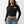 True Religion T-Shirt Glitter Puff Heritage Baby Black