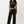 True Religion T-Shirt Crystal Tr Velour Ss Baby Black