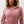 True Religion Hoodie Crystal Velour Shrunken Nostalgia Rose
