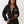 True Religion Hoodie Crystal Relaxed Zip Jet Black
