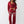 True Religion Hoodie Crystal Relaxed Zip Rhubarb Red