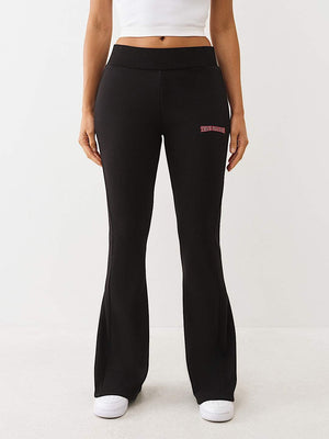 True Religion Pants Rainbow Hs Stitch Bootcut Jet Black