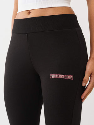 True Religion Pants Rainbow Hs Stitch Bootcut Jet Black