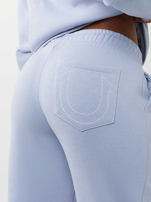 True Religion Jogger Fleece Boyfriend Brunnera Blue
