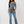 True Religion Top Lace Up Denim Melody Line