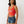 True Religion Crystal Rib Crop Tank Flame Scarlet