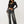 True Religion Top Printed Rib Twist Keyhole Jet Black