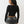 True Religion Top Branded Frnt Lace Up Rib Ls Jet Black