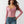 True Religion Top Branded Frnt Lace Up Rib Ls Nostalgia Rose