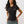 True Religion T-Shirt Crystal Crew Neck Jet Black