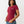 True Religion T-Shirt Crystal Crew Neck Rhubarb Red