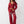 True Religion Pants Crystal Wide Leg Rhubarb Red