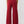 True Religion Pants Crystal Wide Leg Rhubarb Red