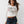 True Religion T-Shirt Printed Buddha Ls Baby Winter White