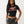 True Religion Wing Crystal Baby Tee Jet Black