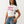 True Religion Wing Crystal Baby Tee Optic White