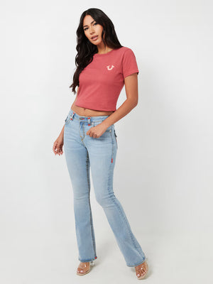 True Religion Becca Jeans Mr Curvy Boot Isabella