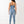 True Religion Jumpsuit Denim Zip Fitted Blue