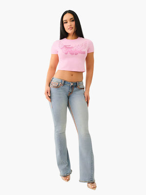 True Religion Joey Lr Flare Super Qt Flap Peak Spot