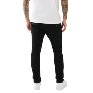 TRUE RELIGION JEANS ROCCO FLAP SN 32 INSEAM 2SB BODY RINSE BLACK