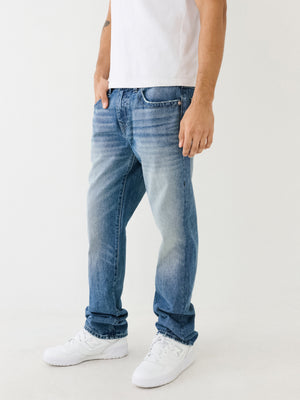 True Religion Ricky Jeans Raw Edge Cephus Medium Wash
