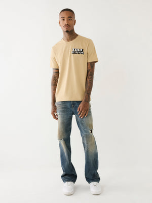 True Religion Billy Rips Jeans Bitola Medium Wash
