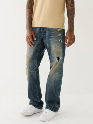 True Religion Billy Rips Jeans Bitola Medium Wash