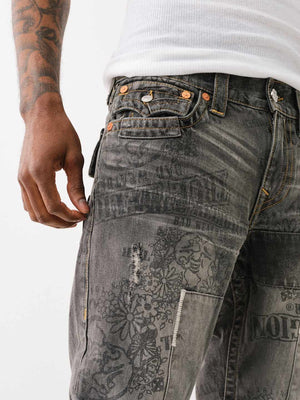 True Religion Joey Jeans Denim Stack Harmonium Grey Wash