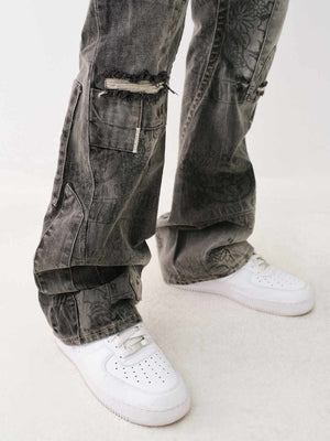 True Religion Joey Jeans Denim Stack Harmonium Grey Wash