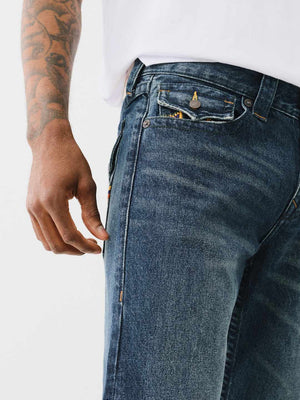True Religion Ricky Jeans Cross Stitch Dark Wash