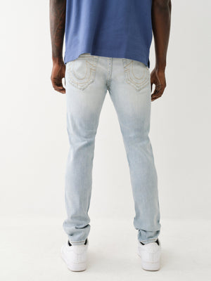 True Religion Whitley Avenue Jeans Ultra Skinny Rip Blue