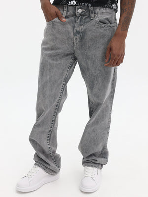 True Religion Billy Sn Flap 34In Shadowlands Acid Wash
