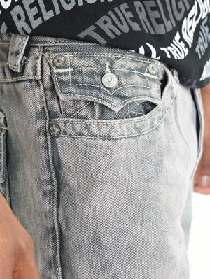 True Religion Billy Sn Flap 34In Shadowlands Acid Wash