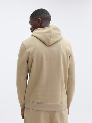 True Religion Arch Po Hoodie Travertine