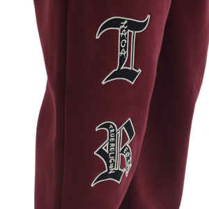 TRUE RELIGION BRANDED BOYFRIEND JOGGER CORDOVAN