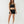 True Religion Crop Top Arched Logo Black