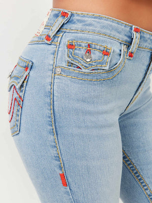 True Religion Becca Jeans Mr Curvy Boot Isabella
