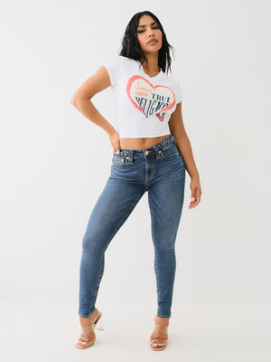 True Religion Braided Jennie Jeans Mr Curvy Skinny Arabella