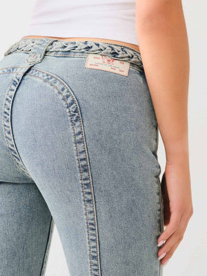 True Religion Charlie Saddleback Jeans Mr Flare Lila