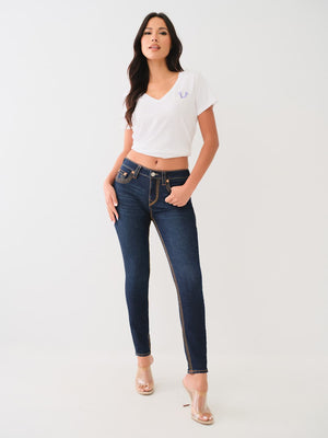 True Religion Jennie Jeans Spade Skinny Big T Joyce