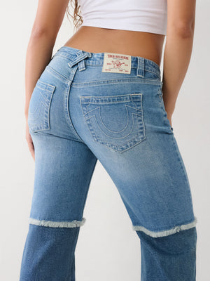 Paneled Straight Jean