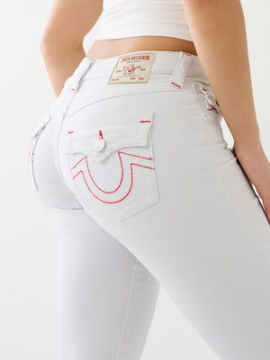 True Religion Jennie Jeans Skinny Big T Optic White