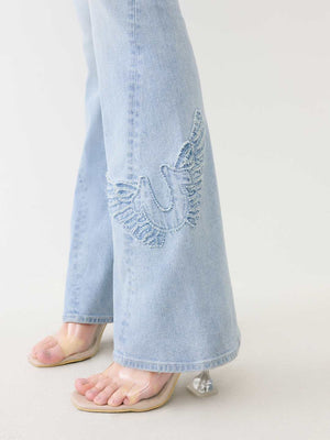 True Religion Joey Low Rise Flare Lucerne
