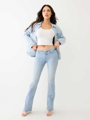 True Religion Joey Low Rise Flare Lucerne
