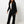 True Religion Jogger Ladies Angelic Wing Straight Leg Jet Black