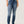 True Religion Jean Ladies Billie SN MR Flap Straight Medium Blizzard Wash