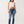 True Religion Jean Ladies Billie SN MR Flap Straight Medium Blizzard Wash
