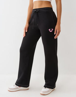 True Religion Jogger Hs Straight Leg Jet Black