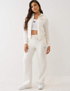 True Religion Jogger Hs Straight Leg Winter White